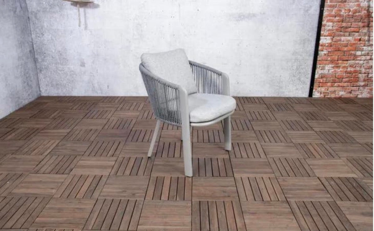 Sens-Line - Siena Gartenstuhl - Grau 2er-set