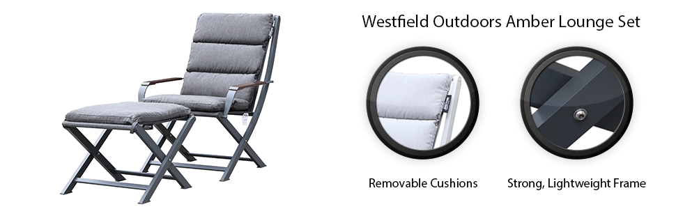 Westfield Amber Lounge Chair Black