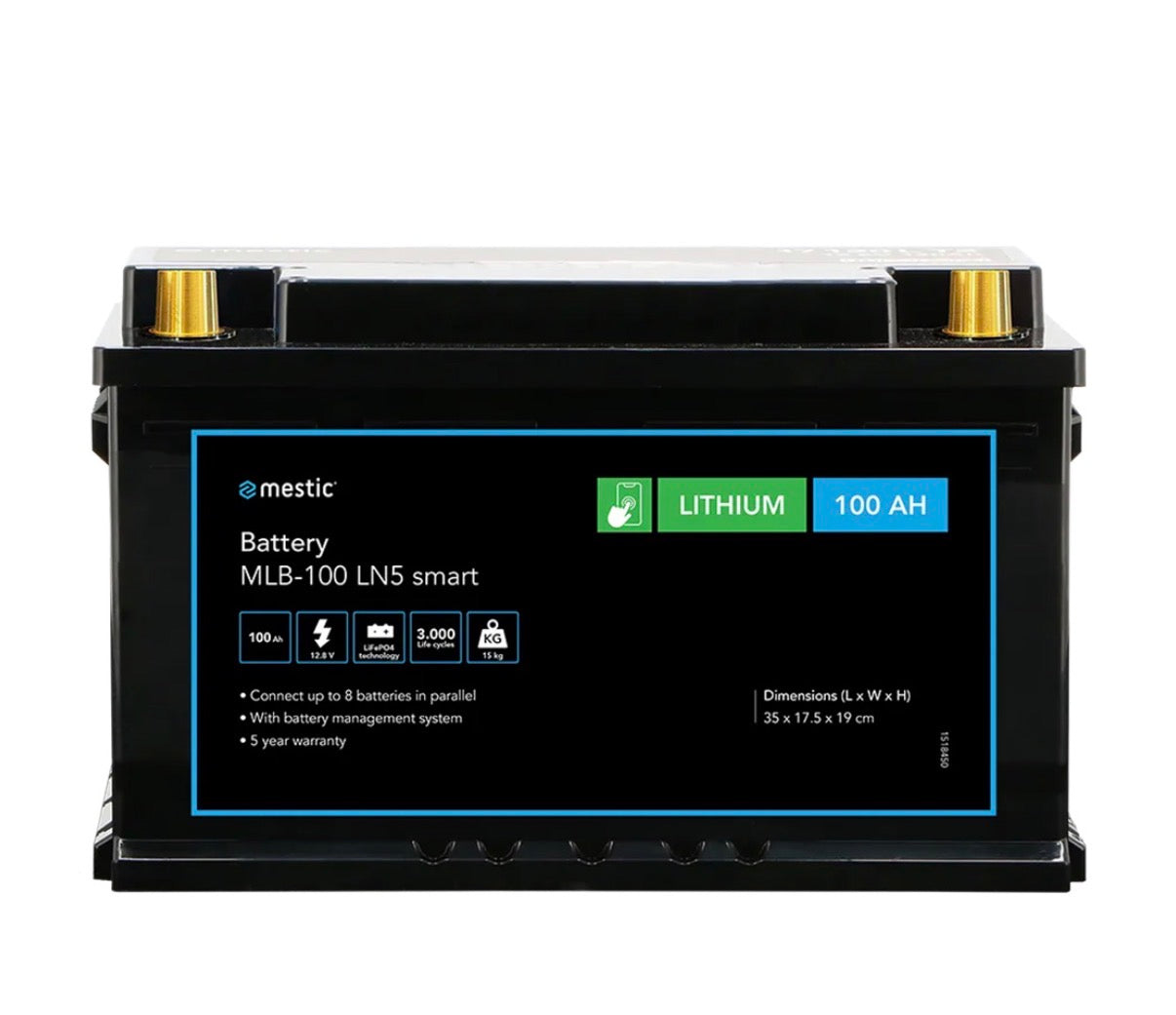Mestic Lithium battery
MLB-100 LN5 smart